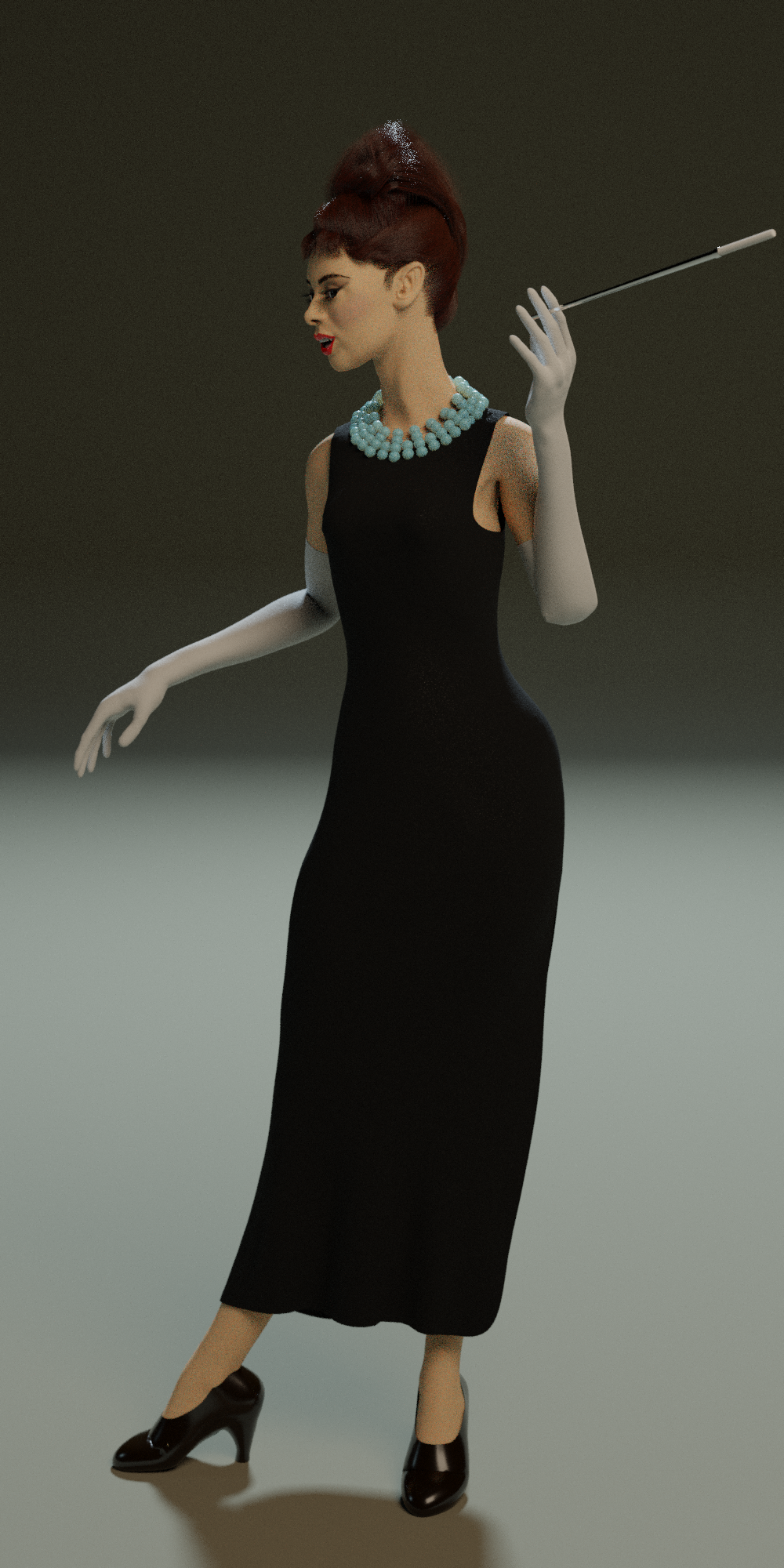 Female Character rigged preview image 2